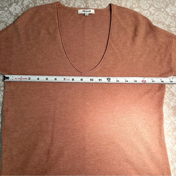 Madewell ~Kimball Pullover Sweater in Heather Rose XXS - Picture 7 of 12
